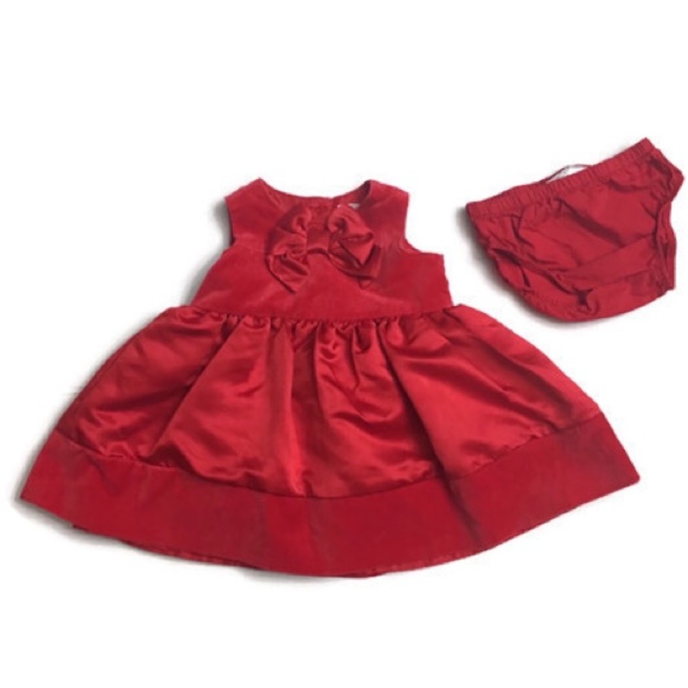Carter’s Red Velvet Dress